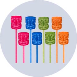 tiki luau party picks