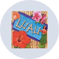luau napkins lunch size