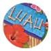 luau paper party plates dessert