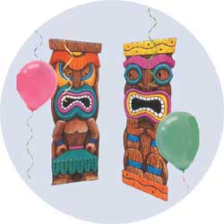 luau tiki scene setters