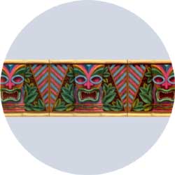 tiki luau scene setters border roll