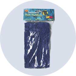 blue decorative fish neting