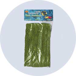 green decorative fish neting