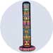 inflatable tiki poles