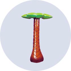 mini inflatable palm tree