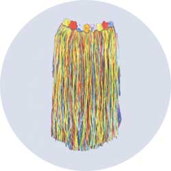 caribbean hula skirt