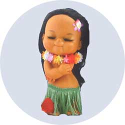 girl hula doll