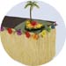 nylon table skirts with flowers
