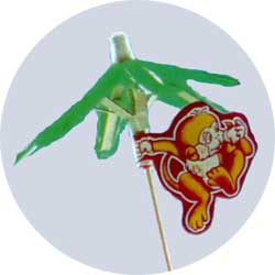 monkey luau party picks