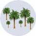 palm tree scene setters