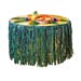 raffia grass table skirt green