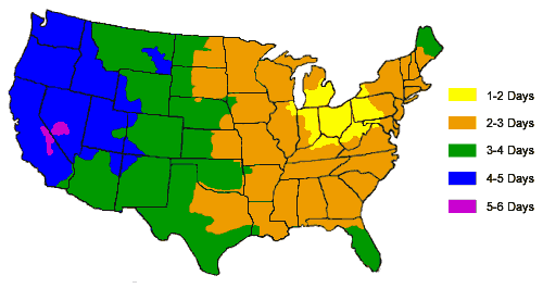 shipping map
