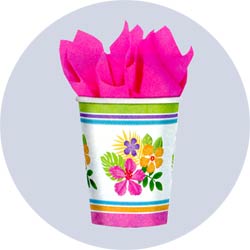 hawaiian party cups