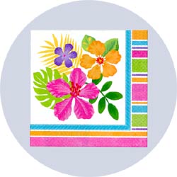 hawaiian party napkins