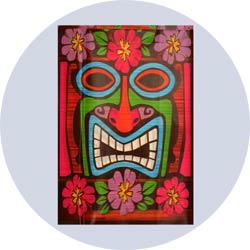 hawaiian party tablecover