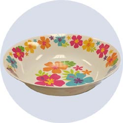 hibiscus luau bowl
