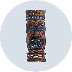 citronella tiki candle