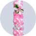 pink orchid headband
