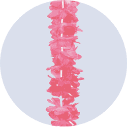 pink silk flower headband