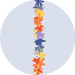 rainbow cheap leis
