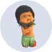 boy hula doll